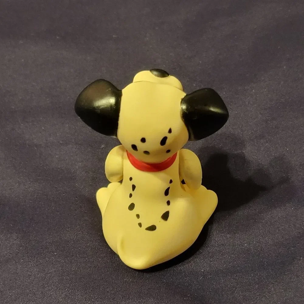 1990s VINTAGE DISNEY 101 DALMATIONS PUPPY FIGURE WITH MOVEABLE BONE